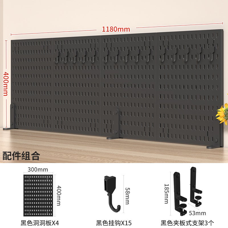 Cave Board Desktop Display Rack Instagram Style Storage Small Objects Punch-Free Clip-Type Household Dormitory Cave Board Rack - Image 1